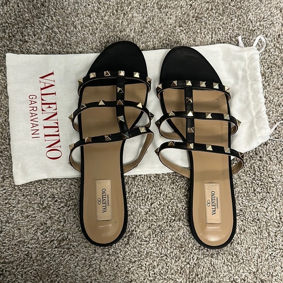 Rockstud Flat Slide Sandal - Picture 2 of 6